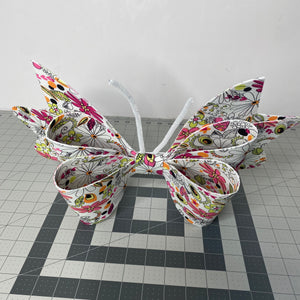 Large Fabric Bow, Big Bow for Wreath, Jumbo Bow, Bow Attachment, XL Bow, Spring Bow, Easter Basket Bow
