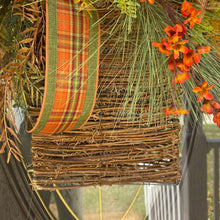 Load image into Gallery viewer, Fall Hanging Basket Front Door Decor
