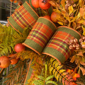 Fall Hanging Basket Front Door Decor