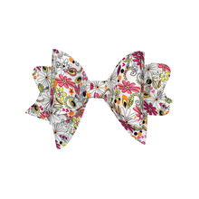 Load image into Gallery viewer, Large Fabric Bow, Big Bow for Wreath, Jumbo Bow, Bow Attachment, XL Bow, Spring Bow, Easter Basket Bow
